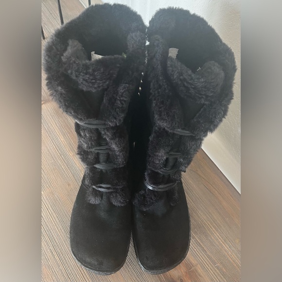 EARTH Thinsulate Insulation Leather Upper Boots Size 8B - Picture 5 of 13